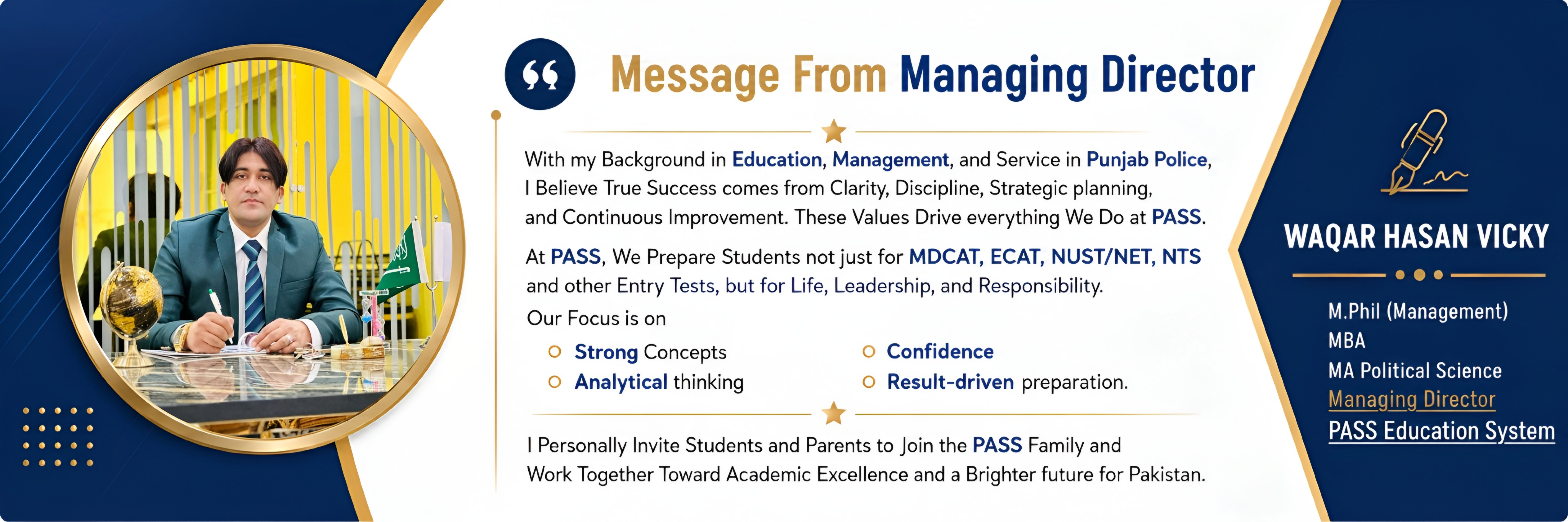 Why Choose PASS Education System
